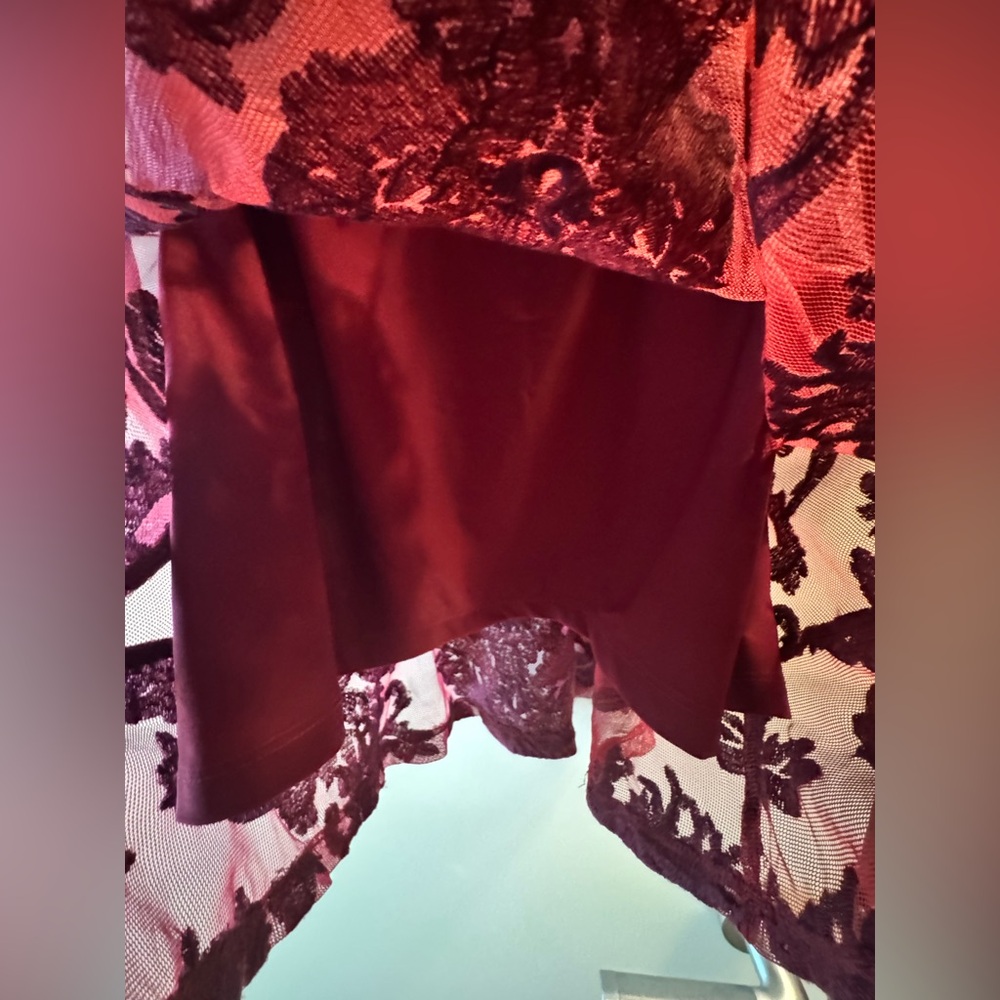 For Love And Lemons Burgundy Lace Dress - Picture 5 of 10